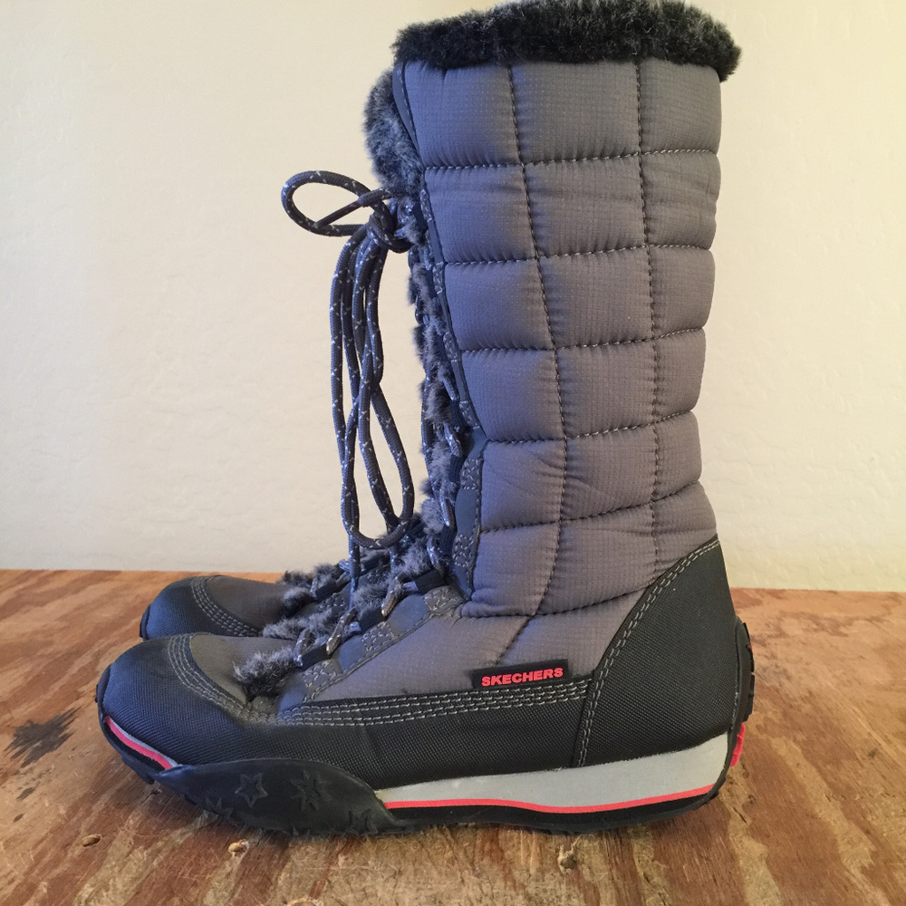 Skechers Descender andes quilted winter boots